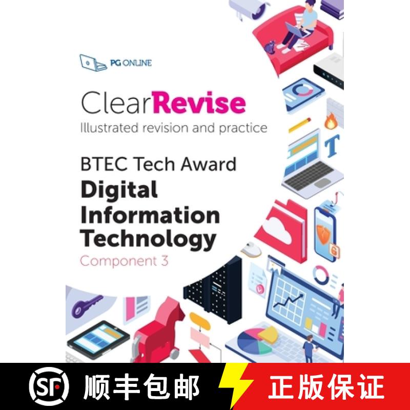【2-3周达】ClearRevise BTEC Tech Award Digital Information Technology Component 3 [9781910523261]