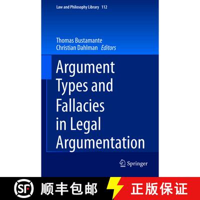 【3-4周达】精装 Argument Types and Fallacies in Legal Argumentation [9783319161471]