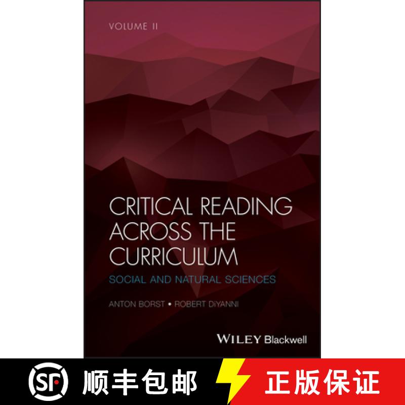【3-4周达】Critical Reading Across The Curriculum, Volume 2 - Social And Natural Sciences [Wiley教育学] [9781119155263]