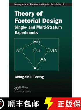 【3-4周达】Theory of Factorial Design: Single- And Multi-Stratum Experiments [9781466505575]