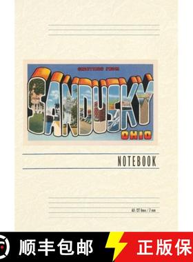 预订 Vintage Lined Notebook Greetings from Sandusky [9798385442089]