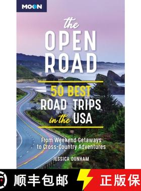 【3-4周达】Open Road (Second Edition): 50 Best Road Trips in the USA [9781640499836]