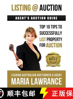 【3-4周达】Agents Auctions Guide- Top 10 Tips to Successfully List Property for Auction [9780992416577]