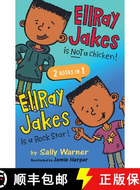 【3-4周达】EllRay Jakes 2 Books in 1 [9780593527306]