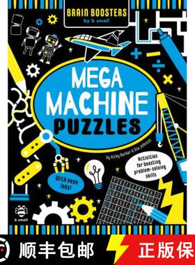 【3-4周达】Mega Machine Puzzles: Activities for Boosting Problem-Solving Skills! [9781913918507]