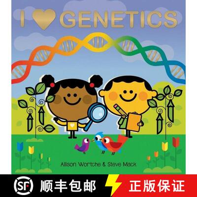 【3-4周达】I Love Genetics: Explore with sliders, lift-the-flaps, a wheel, and more! [9780358169017]