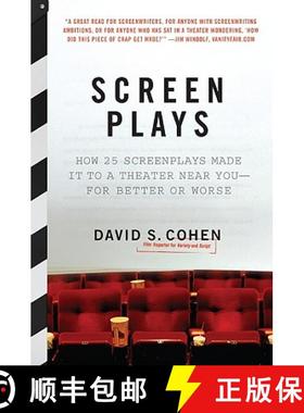 【3-4周达】Screen Plays: How 25 Screenplays Made It to a Theater Near You--For Better or Worse [9780061431579]