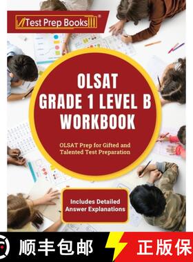 【3-4周达】OLSAT Grade 1 Level B Workbook: OLSAT Prep for Gifted and Talented Test Preparation [Inclu... [9781637759400]
