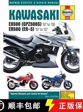 【3-4周达】Kawasaki Ex500 (Gpz500s) '87 to '08 Er500 (Er-5) '97 to '07 [9781785212932]