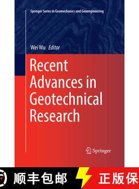 【3-4周达】Recent Advances in Geotechnical Research (Softcover reprint of the original 1st ed. 2019) ... [9783030078270]