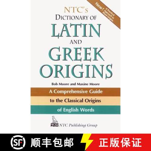 【3-4周达】Ntc's Dictionary of Latin and Greek Origins [9780844283210]