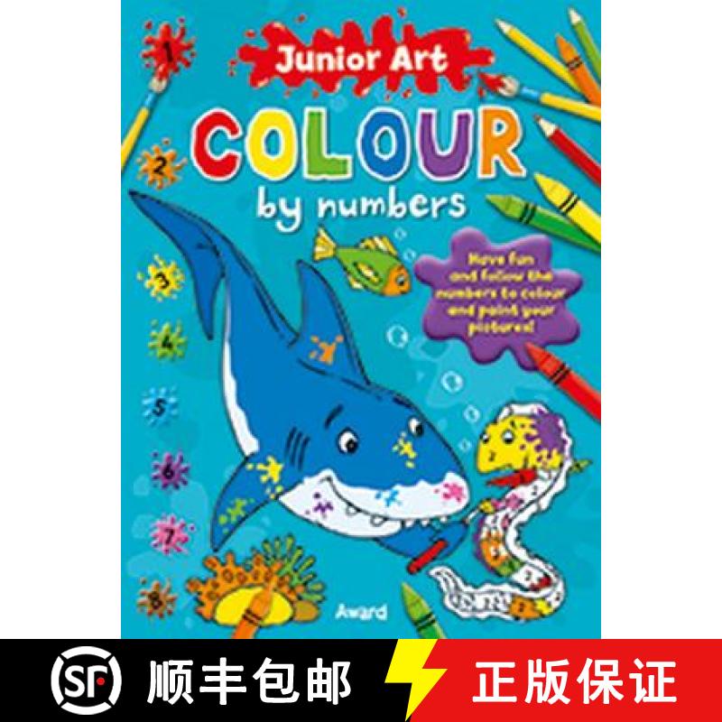 【2-3周达】Colour by Numbers - Shark: Featuring a Picture of the Finished Page for Extra Guidance [9781841358581]