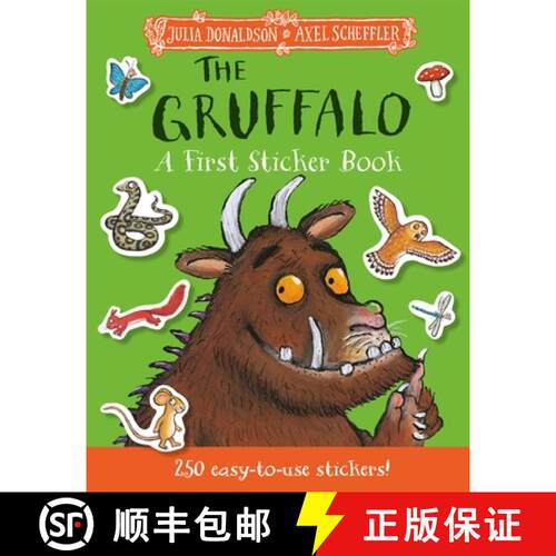 预订 The Gruffalo: A First Sticker Book : over 250 easy-to-use stickers [9781035028405]