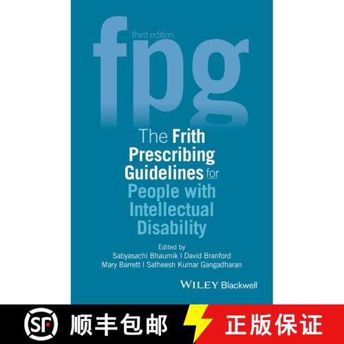 【3-4周达】The Frith Prescribing Guidelines For People With Intellectual Disability 3E [Wiley医学] [9781118897201]