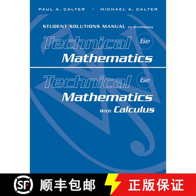 【3-4周达】Student Solutions Manual to accompany Technical Ma thematics Sixth Edition and Technical M... [9780470534946]