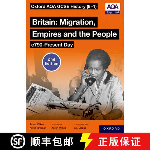 【3-4周达】Oxford AQA GCSE History (9-1): Britain: Migration, Empires and the People c790-Present Day... [9781382023078]