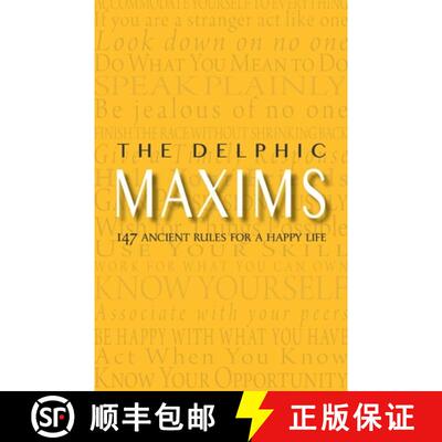 【3-4周达】The Delphic Maxims: 147 Ancient Rules for a Happy Life [9781734588101]