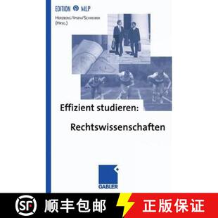 【3-4周达】Effizient studieren: Rechtswissenschaften [9783409122511]