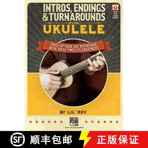 【3-4周达】Intros, Endings & Turnarounds for Ukulele - Spice Up Your Uke Repertoire with These Timele... [9781495056659]
