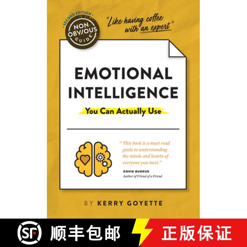 【3-4周达】Non-Obvious Guide to Emotional Intelligence (You Can Actually Use): (You Can Actually Use) [9781940858913]