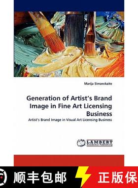 预订 Generation of Artist's Brand Image in Fine Art Licensing Business [9783844302653]