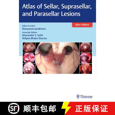 【3-4周达】精装 Atlas of Sellar, Suprasellar, and Parasellar Lesions [9789388257534]