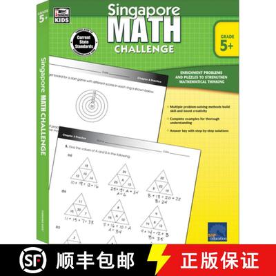 Singapore Math Challenge, Grades 5 - 8: Volume 21 [9781623990756]