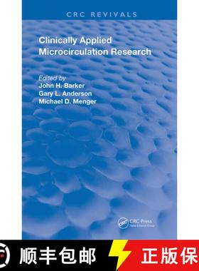 【3-4周达】Clinically Applied Microcirculation Research [9780367203450]