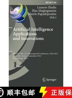 【3-4周达】Artificial Intelligence Applications and Innovations: 8th IFIP WG 12.5 International Confe... [9783642334085]