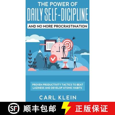 【3-4周达】The Power Of Daily Self -Discipline And No More Procrastination 2 in 1 Book : Proven Produ... [9781952083563]