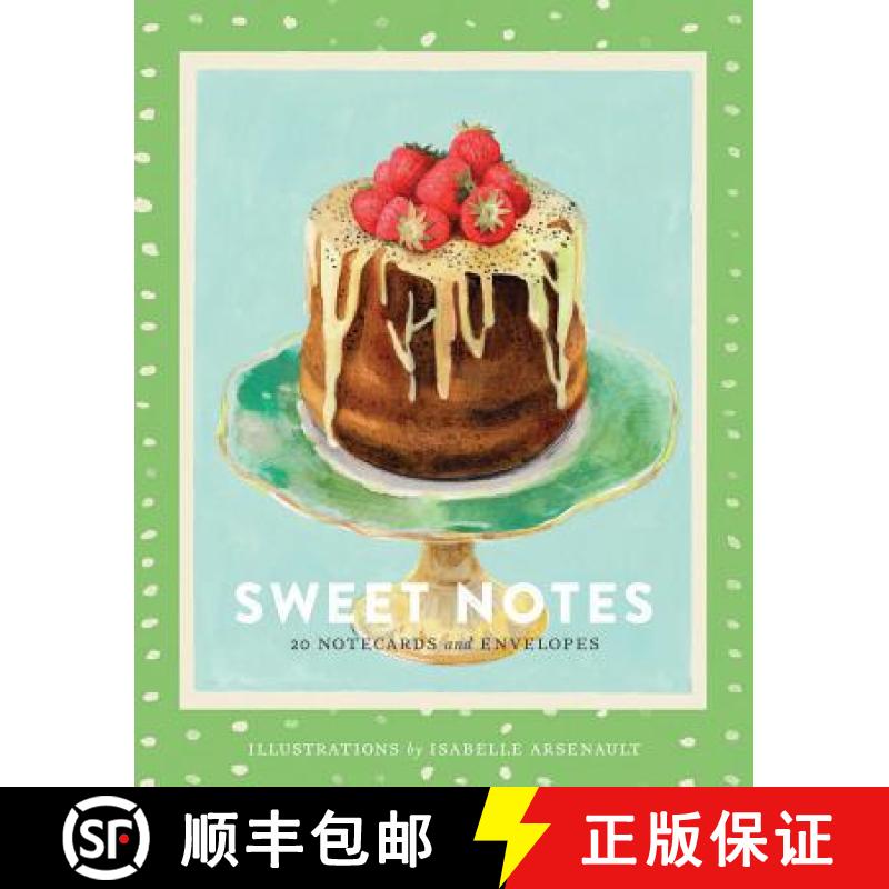 【3-4周达】Sweet Notes: 20 Notecards and Envelopes [9781452150253]