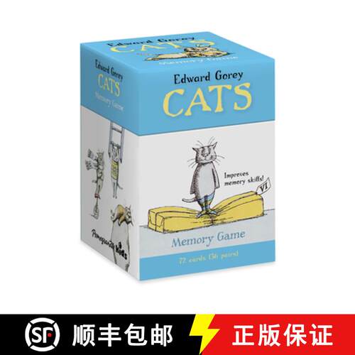【3-4周达】Edward Gorey's Cats Memory Game [9780764962769]