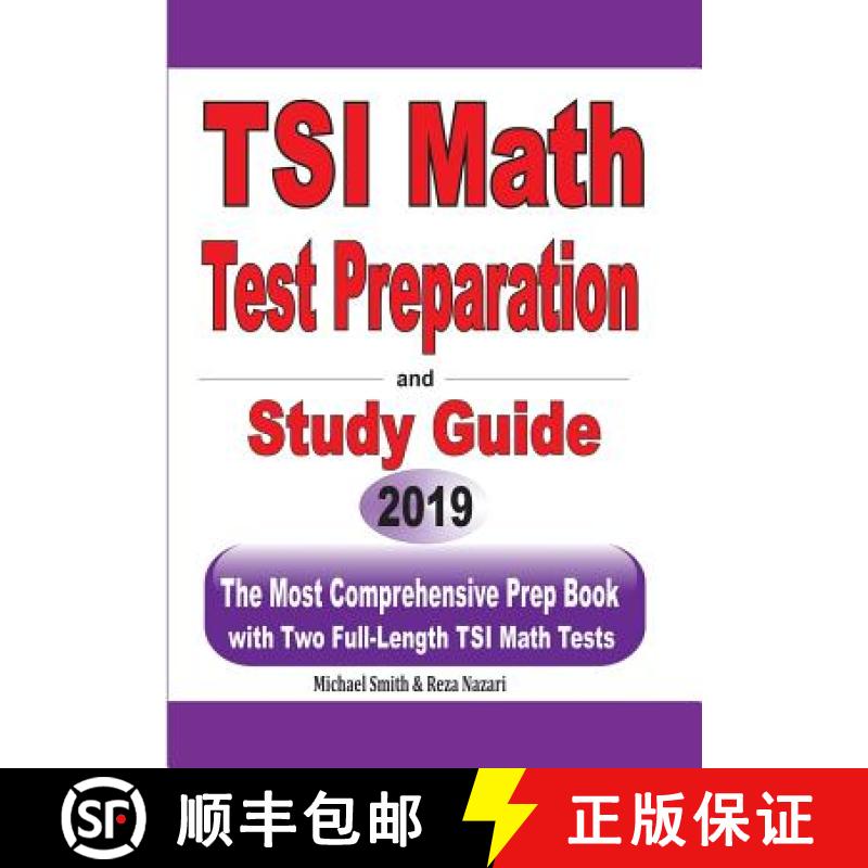 【3-4周达】TSI Math Test Preparation and Study Guide: The Most Comprehensive Prep Book with Two Full-... [9781646125173]