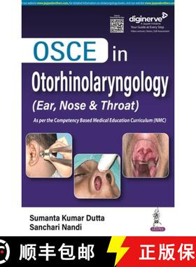 【3-4周达】OSCE in Otorhinolaryngology : (Ear, Nose & Throat) [9789356962057]