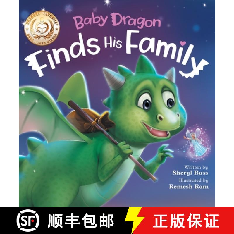 预订 Baby Dragon Finds His Family: A Picture Book About Belonging for Children Age 3-7 [9798987040645]