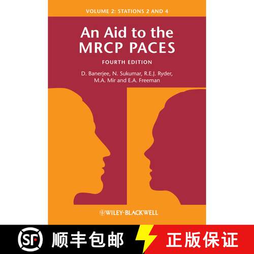 【3-4周达】An Aid To The Mrcp Paces V 2 - Stations 2 And 4 [Wiley医学] [9780470655184]