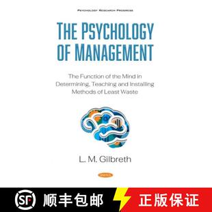 【3-4周达】The Psychology of Management: The Function of the Mind in Determining, Teaching and Instal... [9781536186147]
