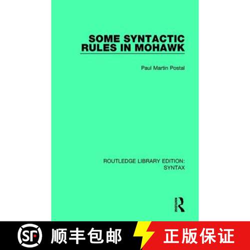 【3-4周达】精装 SYNTACTIC RULES MOHAWK  (RLE, SYNTA [9781138208704]