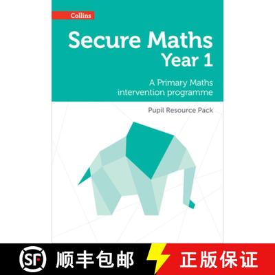 【3-4周达】Secure Maths - Secure Year 1 Maths Pupil Resource Pack: A Primary Maths Intervention Progr... [9780008221423]