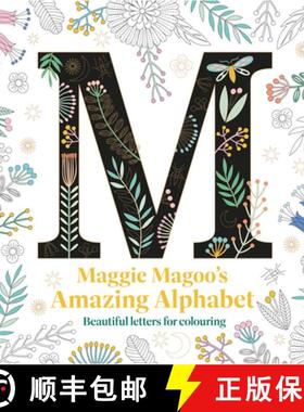 【3-4周达】Maggie Magoo's Amazing Alphabet: Beautiful Letters for Colouring [9781849947855]