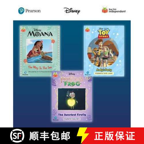 【3-4周达】Pearson Bug Club Disney Year 1 Pack E, including decodable phonics readers for phase 5; Mo... [9781292452173]