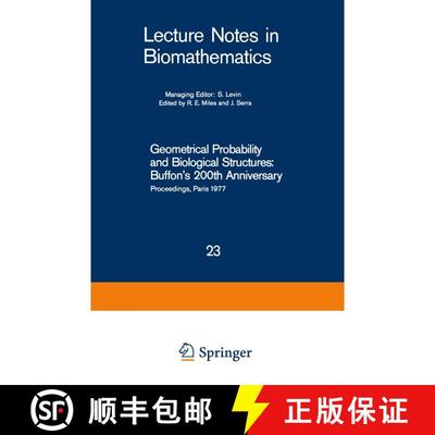 【3-4周达】Geometrical Probability and Biological Structures: Buffon’s 200th Anniversary: Proceeding... [9783540088561]