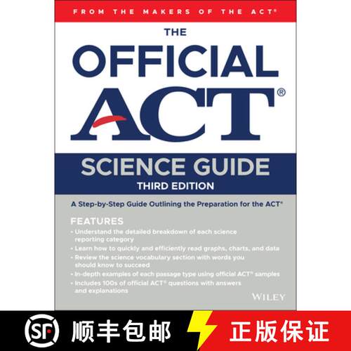 【3-4周达】The Official ACT Science Guide, 3rd Edition [9781394407323]
