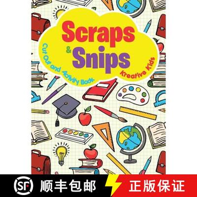 【3-4周达】Scraps & Snips Cut Out and Activity Book [9781683775607]