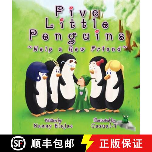 【3-4周达】精装 Five Little Penguins ~Help a New Friend~ [9781961592001]
