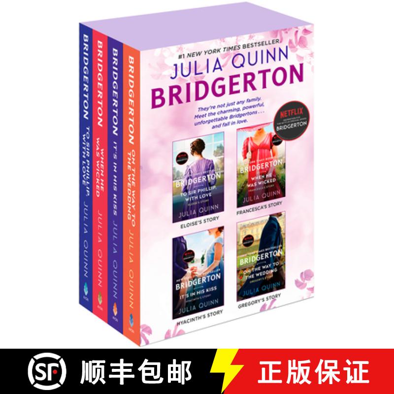 【3-4周达】Bridgerton Boxed Set 5-8: To Sir Phillip, with Love / When He Was Wicked / It's in His Kis... [9780063303713]