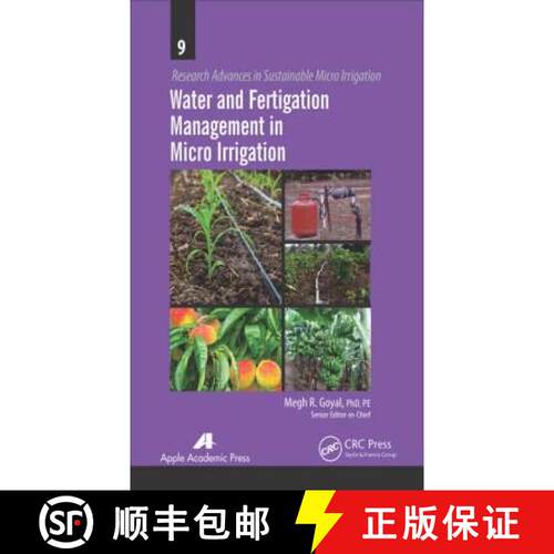 【3-4周达】精装 Water and Fertigation Management in Micro Irrigation [9781771881067]