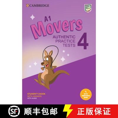 【3-4周达】A1 Movers 4 Student's Book with Answers with Audio with Resource Bank : Authentic Practice... [9781009036276]