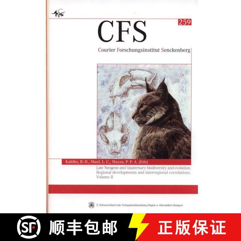 预订 Late Neogene and Quaternary Biodiversity and Evolution: Regional Developments and Interregional ... [9783510613908]