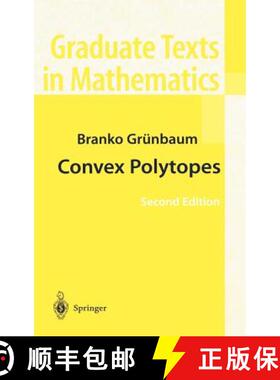 【3-4周达】Convex Polytopes: Second Edition Prepared by Volker Kaibel, Victor Klee, and Gunter Ziegler [9780387004242]